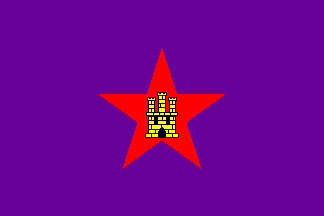 [Castilian Independentist Flag, former design (Spain)]